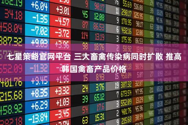 七星策略官网平台 三大畜禽传染病同时扩散 推高韩国禽畜产品价格